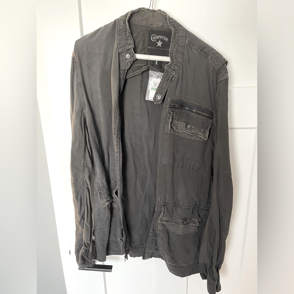 Converse Black Canvas Jacket